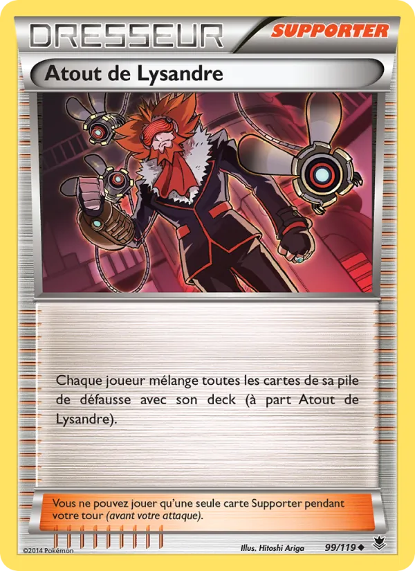 Carte Pokémon Atout de Lysandre de l'extension Vigueur Spectrale