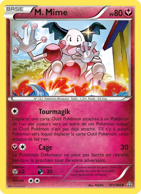 Carte Pokémon M. Mime de l'extension Primo-Choc