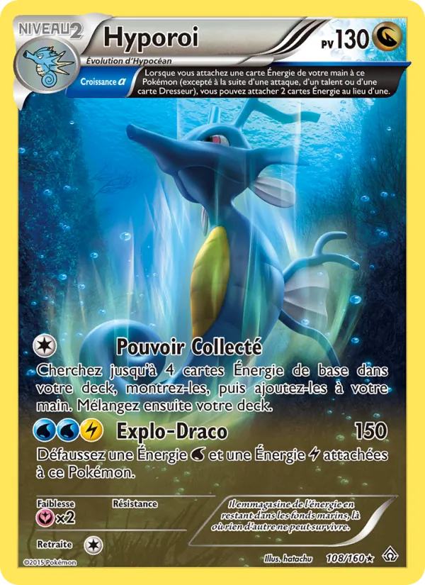 Carte Pokémon Hyporoi de l'extension Primo-Choc