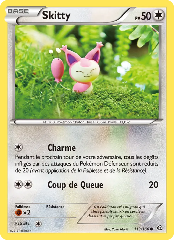 Carte Pokémon Skitty de l'extension Primo-Choc