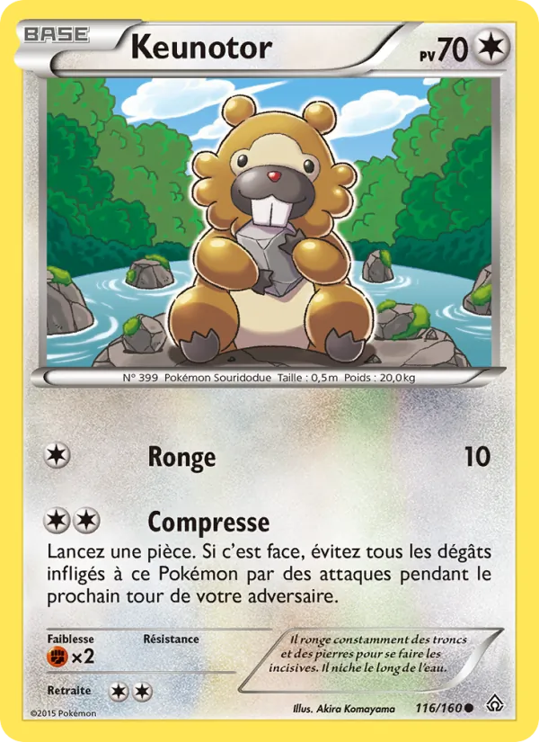 Carte Pokémon Keunotor de l'extension Primo-Choc
