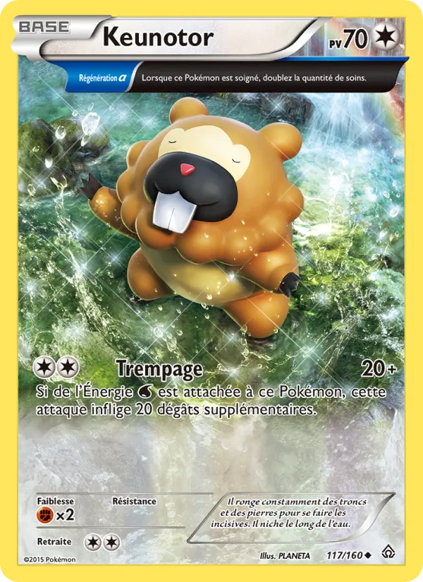 Carte Pokémon Keunotor de l'extension Primo-Choc