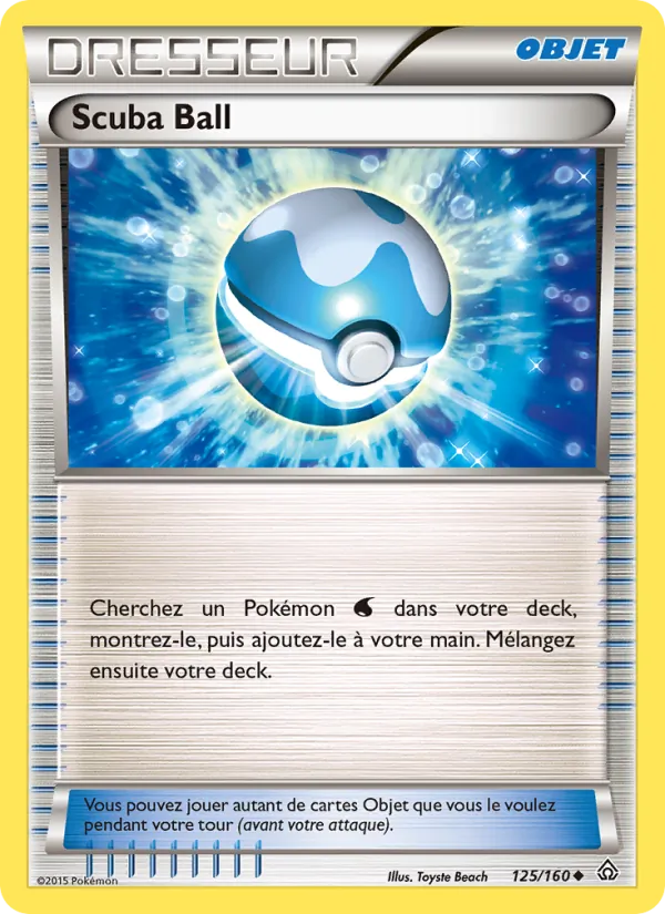 Carte Pokémon Scuba Ball de l'extension Primo-Choc