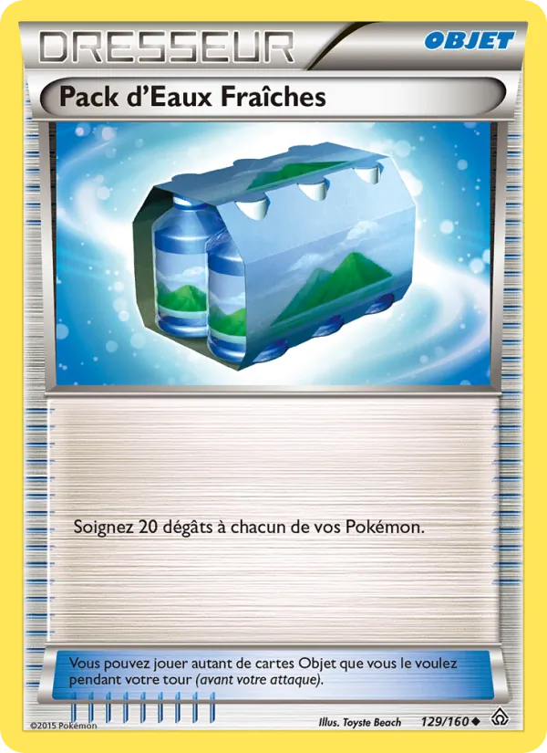 Carte Pokémon Pack d'Eaux Fraîches de l'extension Primo-Choc