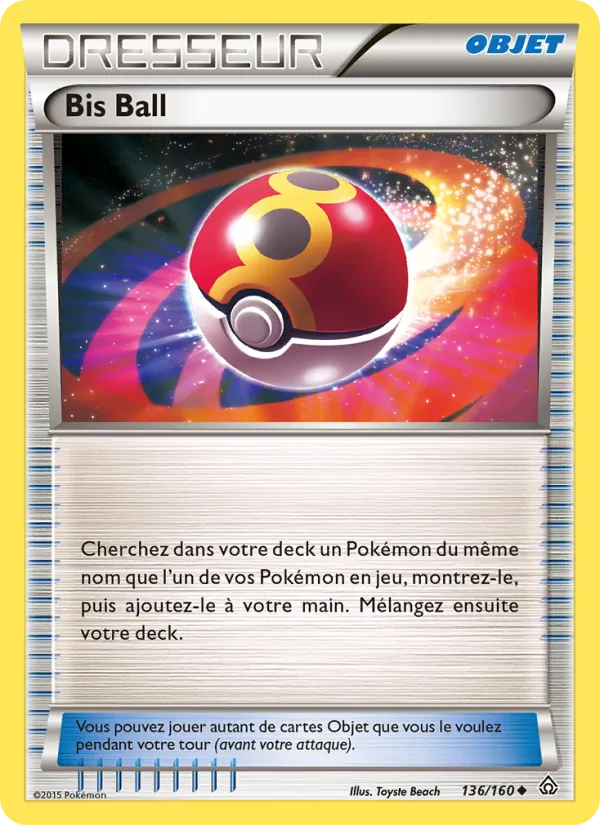 Carte Pokémon Bis Ball de l'extension Primo-Choc