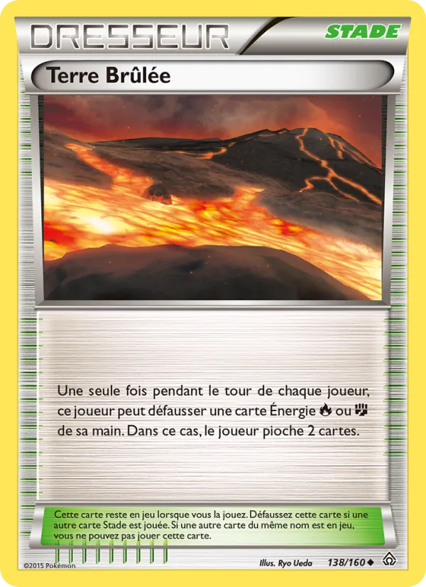 Carte Pokémon Terre Brûlée de l'extension Primo-Choc