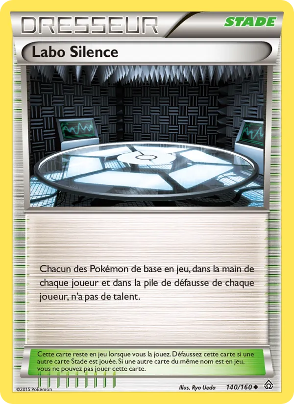 Carte Pokémon Labo Silence de l'extension Primo-Choc