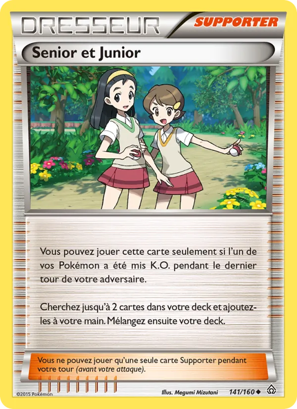 Carte Pokémon Senior et Junior de l'extension Primo-Choc