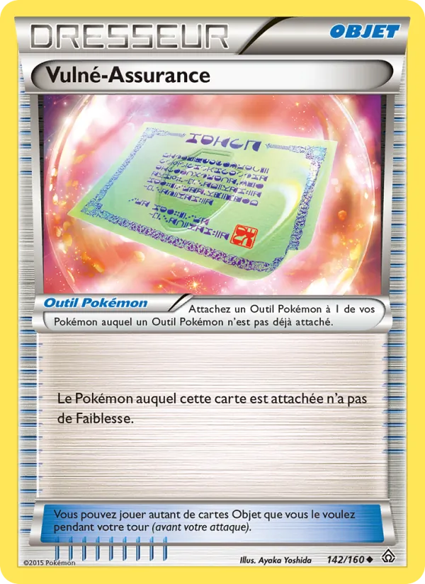 Carte Pokémon Vulné-Assurance de l'extension Primo-Choc