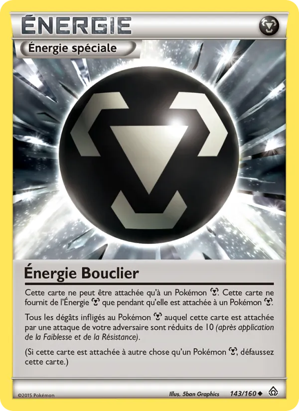 Carte Pokémon Énergie Bouclier de l'extension Primo-Choc