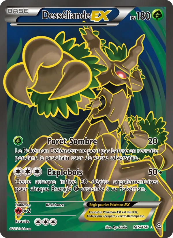 Carte Pokémon Desséliande EX de l'extension Primo-Choc