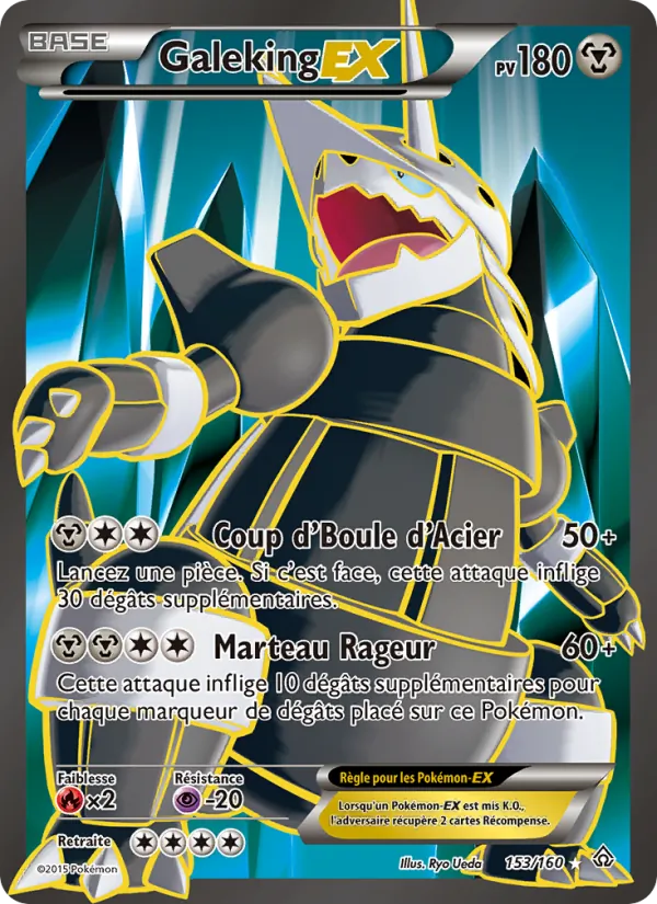 Carte Pokémon Galeking EX de l'extension Primo-Choc