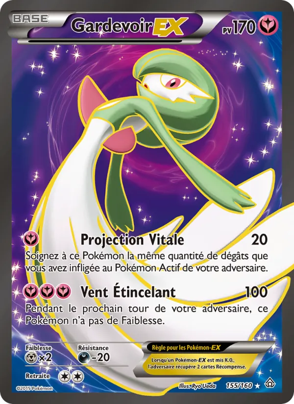 Carte Pokémon Gardevoir EX de l'extension Primo-Choc