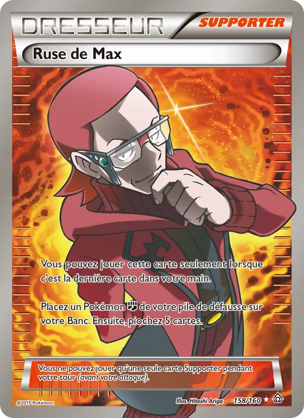 Carte Pokémon Ruse de Max de l'extension Primo-Choc