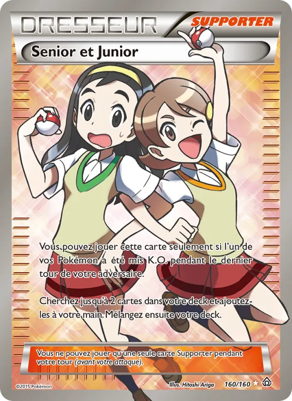 Carte Pokémon Senior et Junior de l'extension Primo-Choc