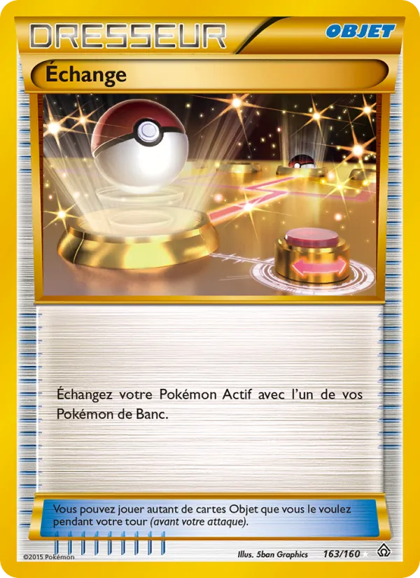 Carte Pokémon Échange de l'extension Primo-Choc