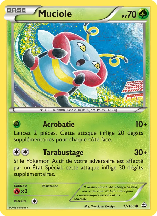 Carte Pokémon Muciole de l'extension Primo-Choc
