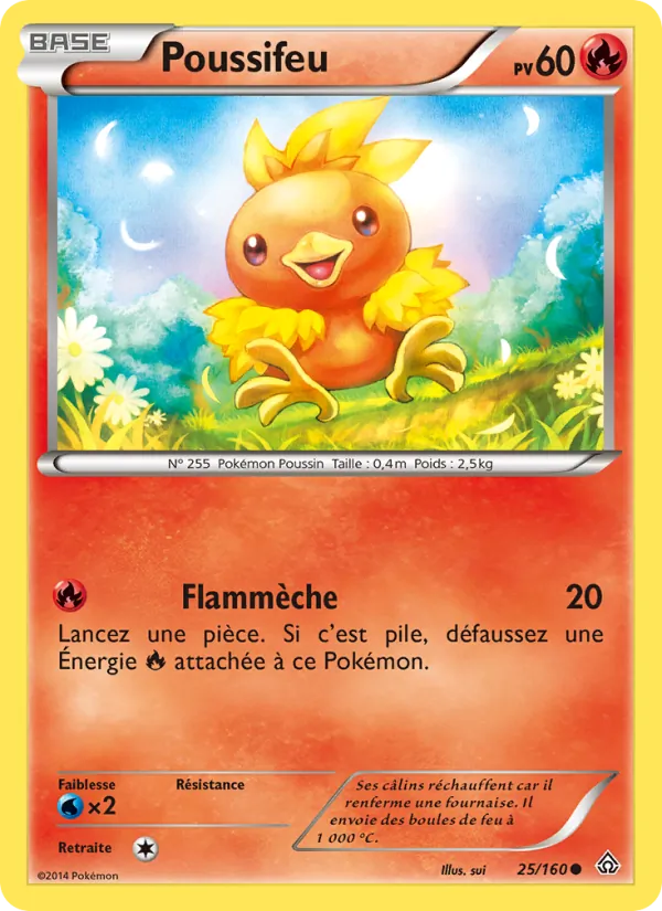 Carte Pokémon Poussifeu de l'extension Primo-Choc