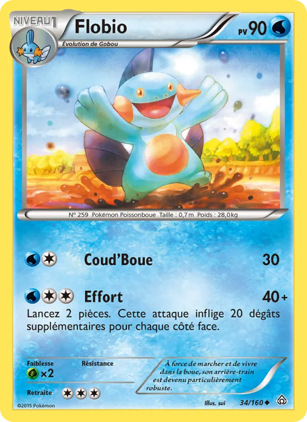 Carte Pokémon Flobio de l'extension Primo-Choc