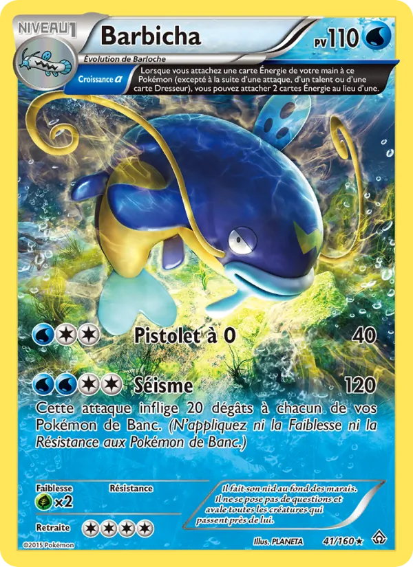 Carte Pokémon Barbicha de l'extension Primo-Choc