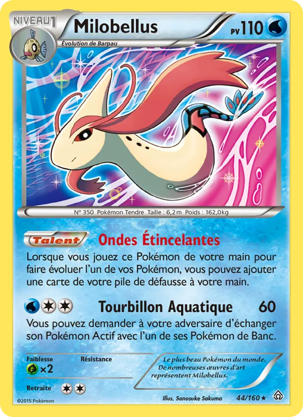 Carte Pokémon Milobellus de l'extension Primo-Choc