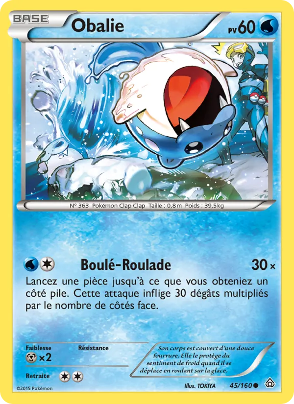 Carte Pokémon Obalie de l'extension Primo-Choc