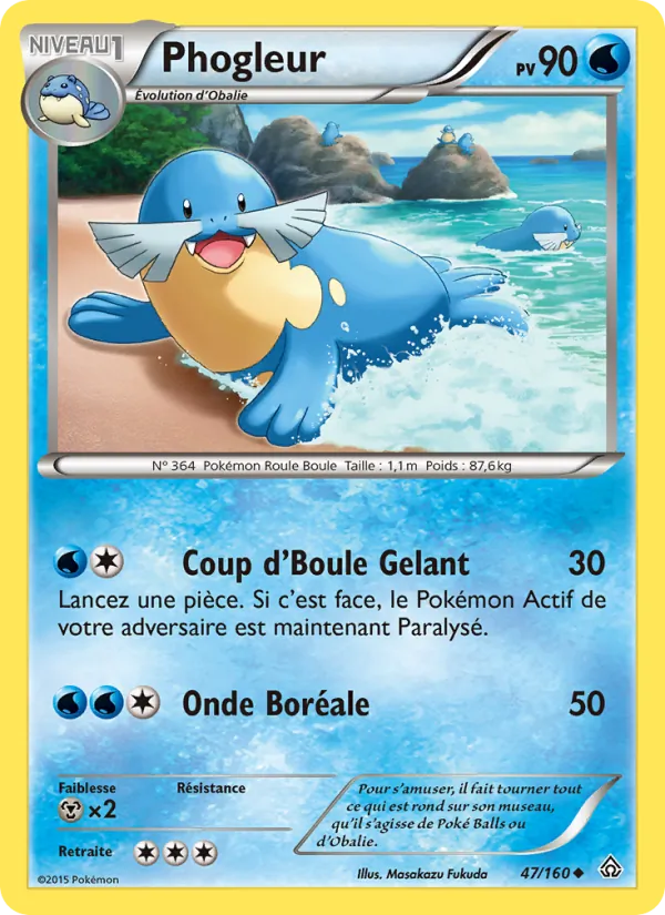 Carte Pokémon Phogleur de l'extension Primo-Choc