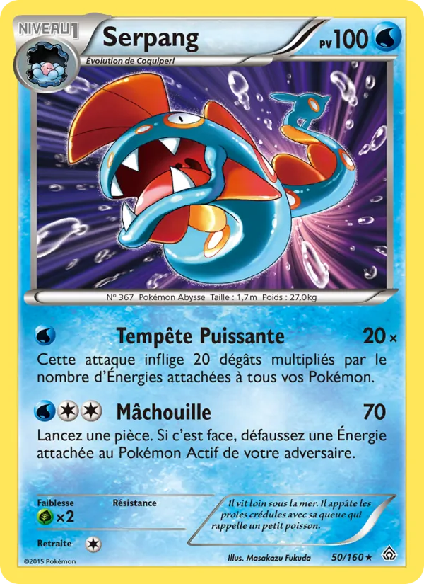 Carte Pokémon Serpang de l'extension Primo-Choc