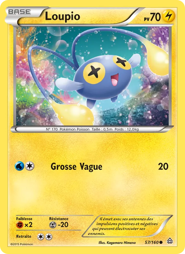Carte Pokémon Loupio de l'extension Primo-Choc