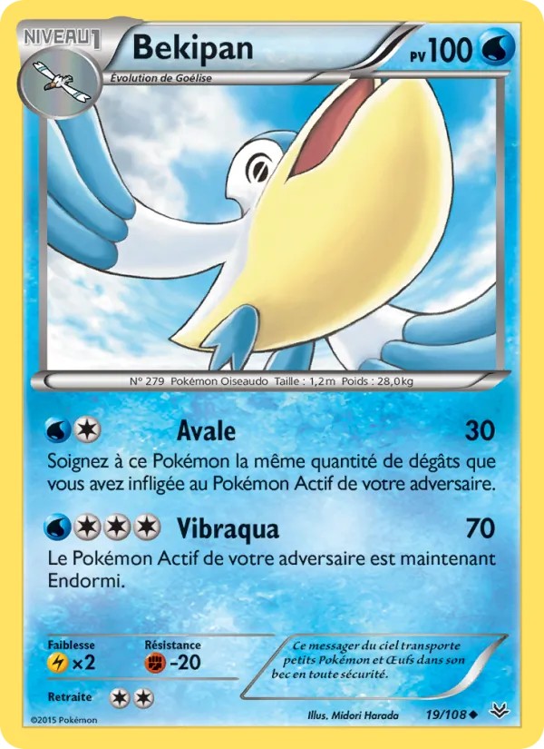 Carte Pokémon Bekipan de l'extension Ciel Rugissant