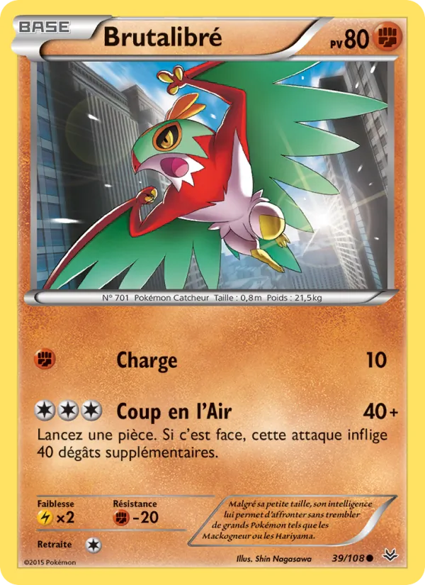 Carte Pokémon Brutalibré de l'extension Ciel Rugissant