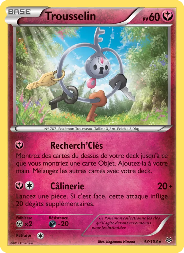Carte Pokémon Trousselin de l'extension Ciel Rugissant