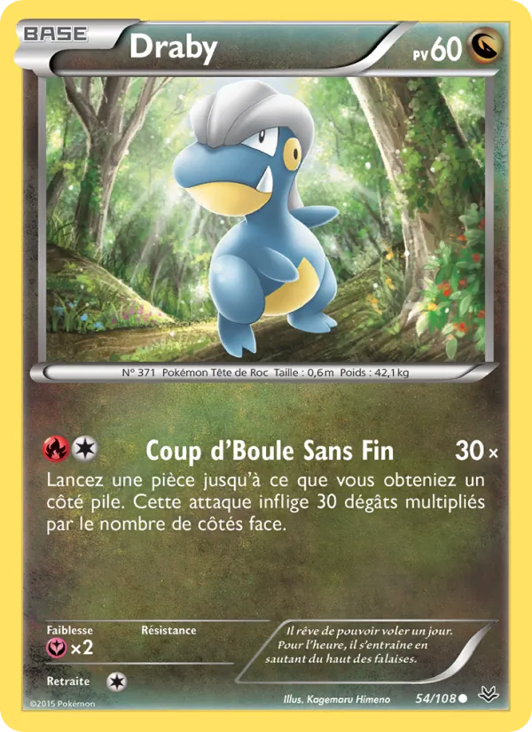 Carte Pokémon Draby de l'extension Ciel Rugissant