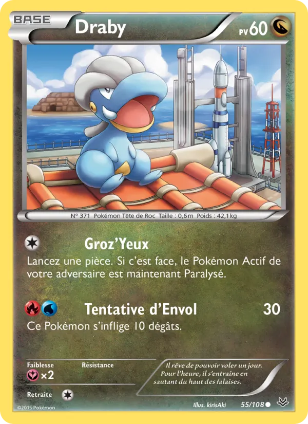 Carte Pokémon Draby de l'extension Ciel Rugissant