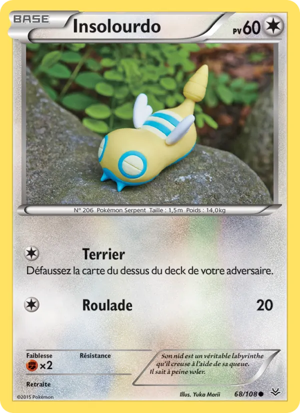 Carte Pokémon Insolourdo de l'extension Ciel Rugissant