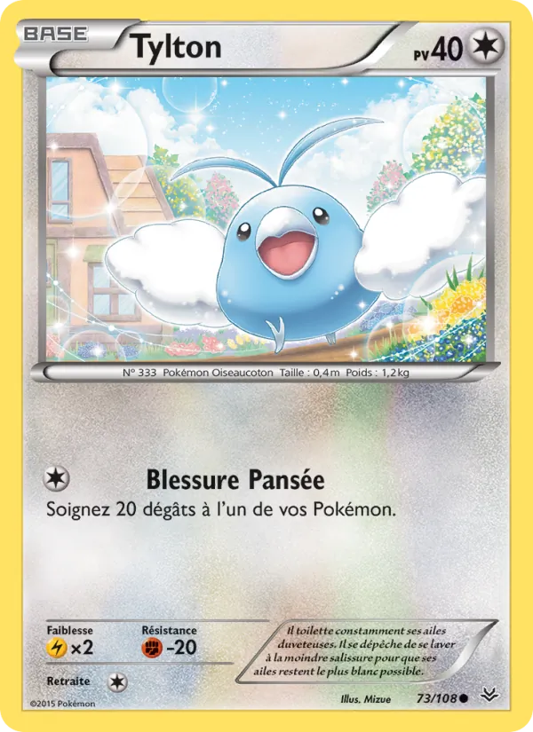 Carte Pokémon Tylton de l'extension Ciel Rugissant