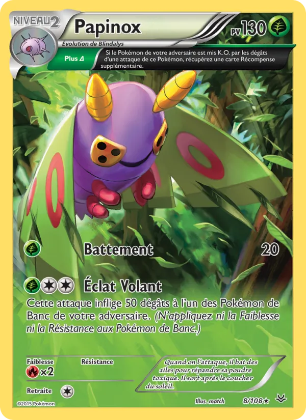 Carte Pokémon Papinox de l'extension Ciel Rugissant