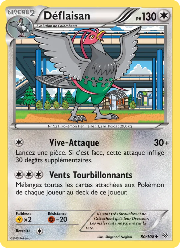 Carte Pokémon Déflaisan de l'extension Ciel Rugissant