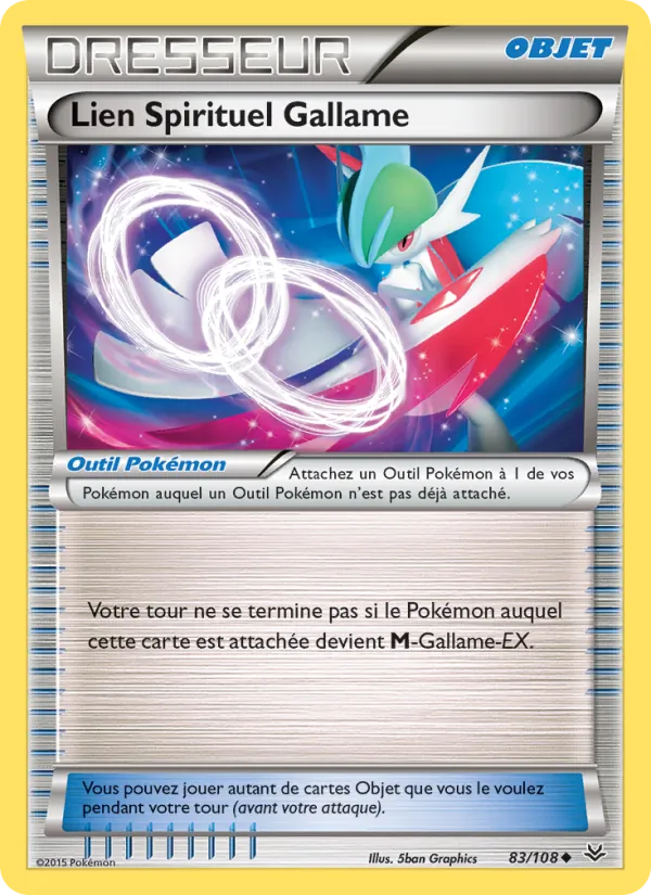 Carte Pokémon Lien Spirituel Gallame de l'extension Ciel Rugissant
