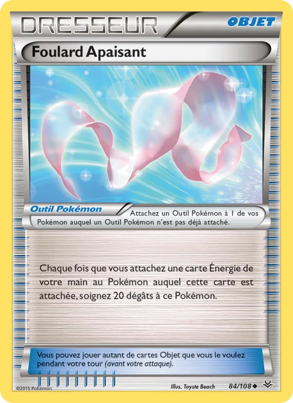 Carte Pokémon Foulard Apaisant de l'extension Ciel Rugissant