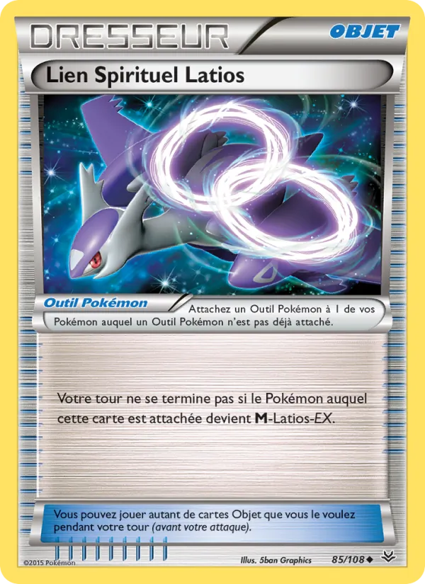 Carte Pokémon Lien Spirituel Latios de l'extension Ciel Rugissant