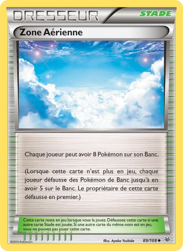 Carte Pokémon Zone Aérienne de l'extension Ciel Rugissant