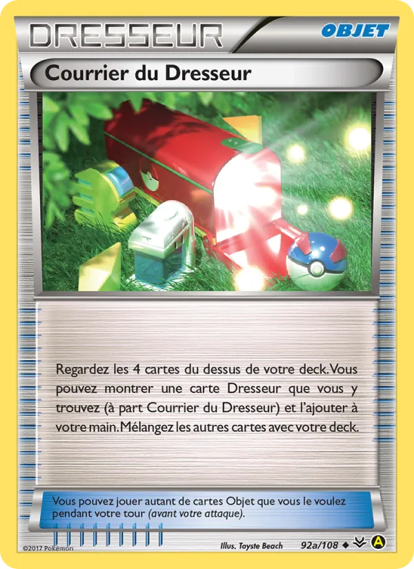 Carte Pokémon Courrier du Dresseur de l'extension Ciel Rugissant
