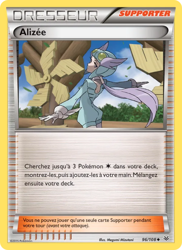 Carte Pokémon Alizée de l'extension Ciel Rugissant