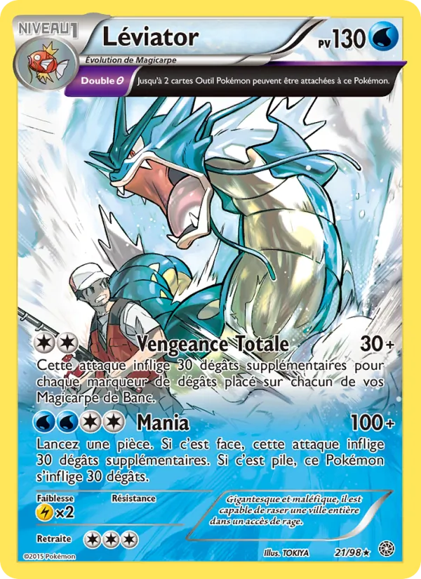 Carte Pokémon Léviator de l'extension Origines Antiques
