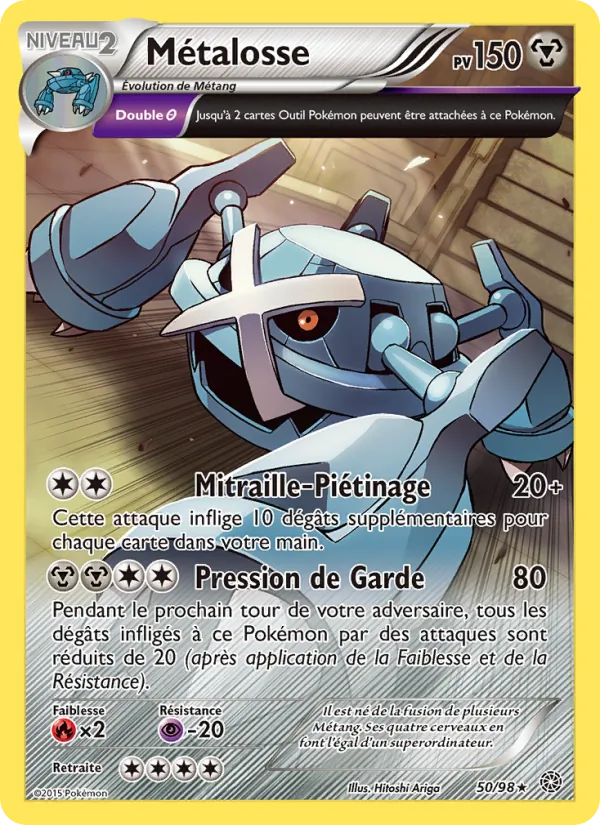 Carte Pokémon Métalosse de l'extension Origines Antiques