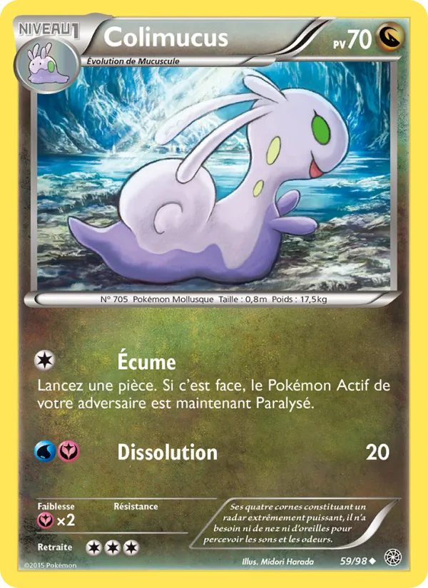 Carte Pokémon Colimucus de l'extension Origines Antiques