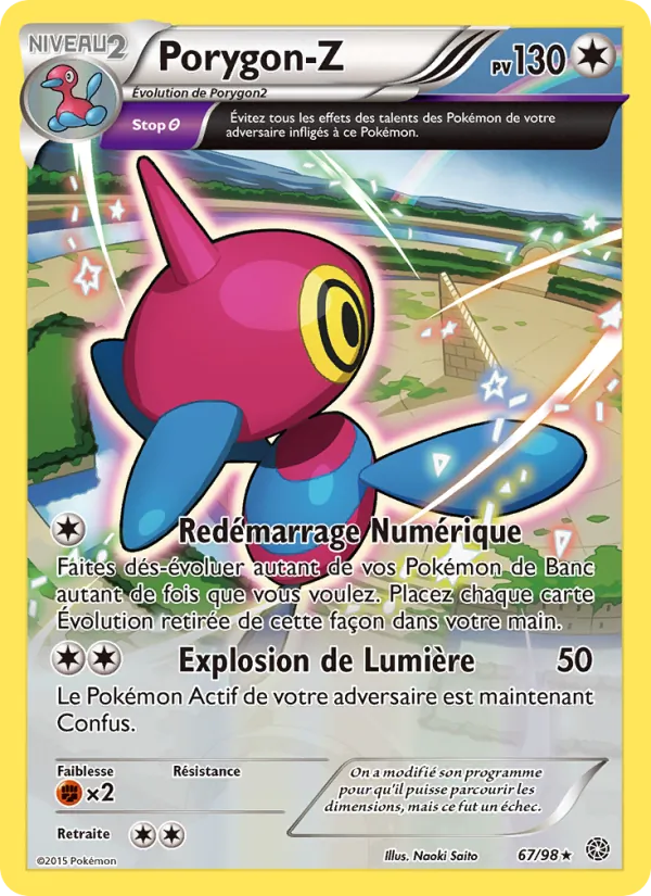 Carte Pokémon Porygon-Z de l'extension Origines Antiques