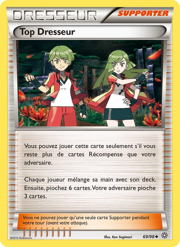 Carte Pokémon Top Dresseur de l'extension Origines Antiques