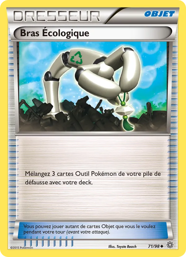 Carte Pokémon Bras Écologique de l'extension Origines Antiques